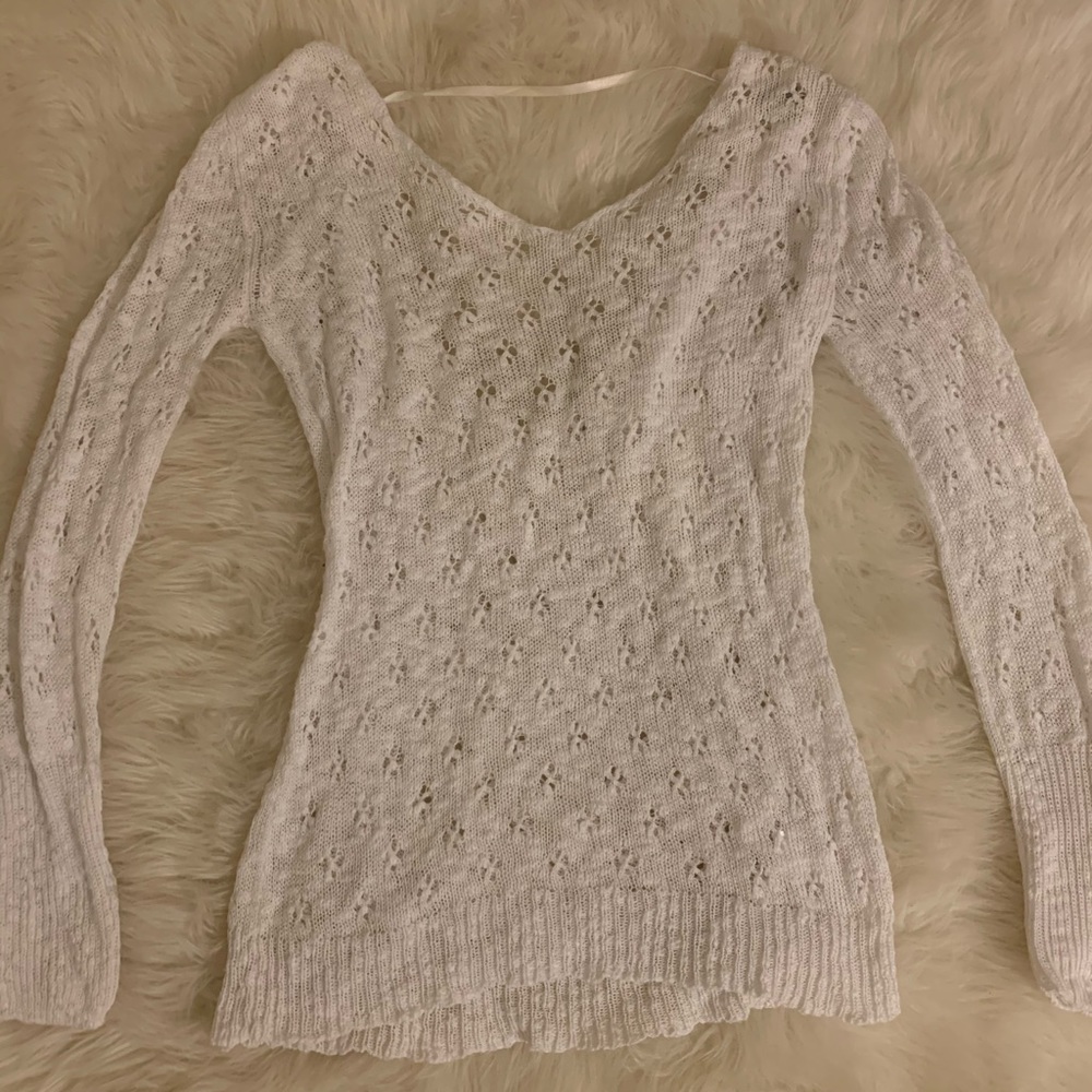 White light sweater